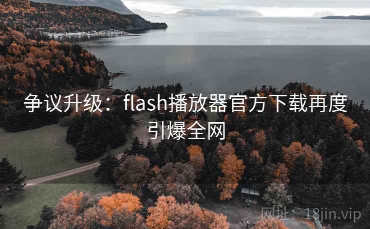 争议升级：flash播放器官方下载再度引爆全网  第1张