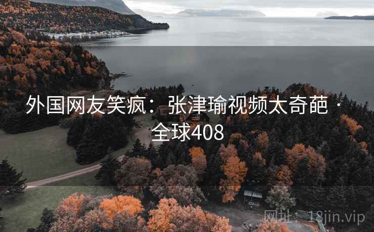 外国网友笑疯：张津瑜视频太奇葩 · 全球408